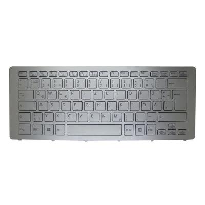 China Wholesale Plug & Play Laptop Keyboard For SONY SVF15N 9Z.NABBQ.80G 149265421DE AEFI3G000203A Germany GR Series Silver With Backlit Frame New for sale