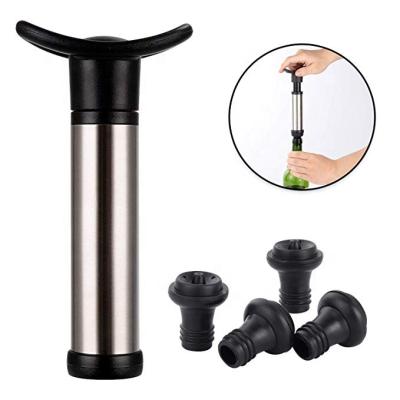 China Vacuum Pump Viable Cork Portable Wine Canister for sale