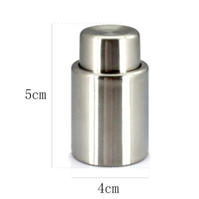 China Wholesale Hot Viable Stainless Steel Wine Bottle Vacuum Sealed Cap From Amazon for sale