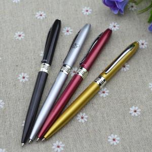 China Factory hot selling and high quality plastic metallic square shape hotel pen for sale