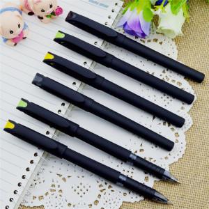 China Gel pen,Promotional gel-ink pen with cap,black rubber gel-ink pen, for sale