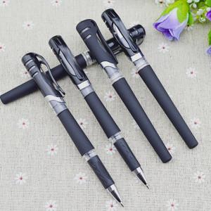 China Gel pen,Promotional gel-ink pen with cap,black rubber gel-ink pen, for sale