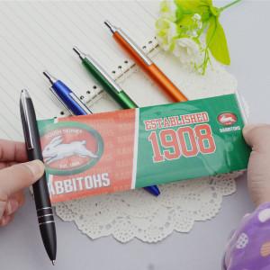 China Factory New Design Cheap Custom Advertising Banner Pen Plastic Promotional Ballpoint pen for sale