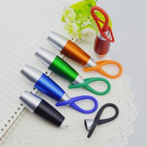 China 2015 New and hot selling ball pen with advertisment function led light ballpen,Freshingpen for sale