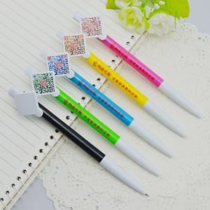 China Factory New Design QR CODE Custom Advertising Pen,Plastic Promotional Ball Point pen for sale