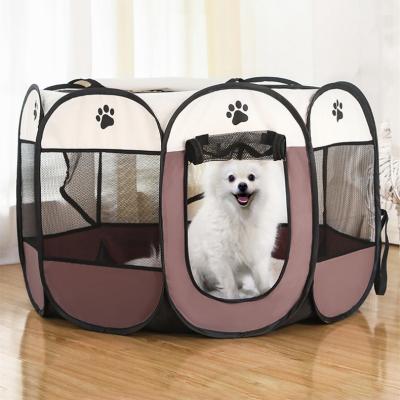 China Travel Dog House Playpen Multi-functionable Portable Cage Portable Folding Pet Carrier Tent Outdoor Tent for sale