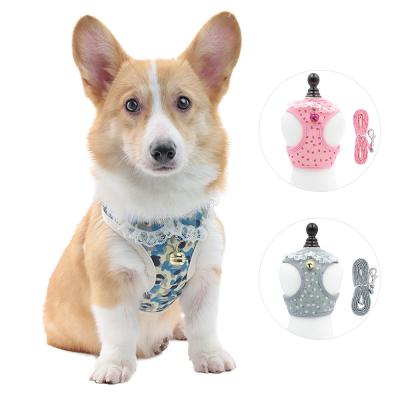 China Hot Sale Front Range No-Pull Outdoor Adventure Cute Lights Pet Vest With Handle Dog Dresses Pet Harness for sale