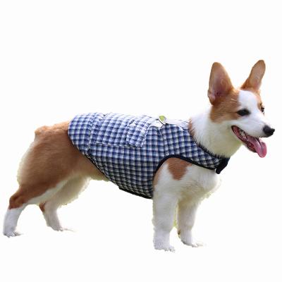 China Viable Luxury Reversible Fabric Dog Jackets Winter Reflective Pet Clothes For 1kg To 30kg Pet for sale