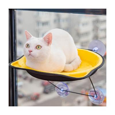 China Regular Style Large Cat Resting Seat Window Perch Hammock Cats Kitty Safety Stocked Bed with Durable Heavy Duty Suction Cups for sale