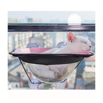 China Capsule Style Small Cat Resting Seat Window Perch Hammock Cats Kitty Safety Stocked Bed with Durable Heavy Duty Suction Cups for sale