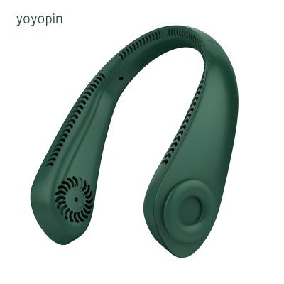 China Portable Usb Rechargeable Mini Lazy Hanging Neck Small Fan Dropshipping Loud Retro Hotel Dropshipping Portable Silent Wind for sale