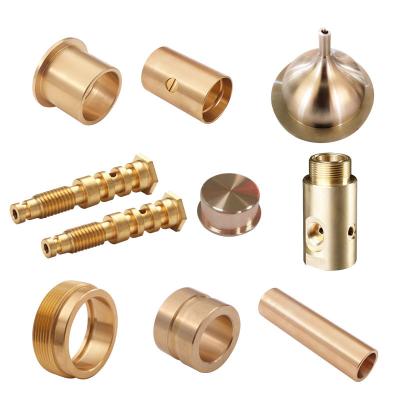 China Aluminum Customized Brass CNC Turning Parts Turning CNC Machining Brass Parts for sale