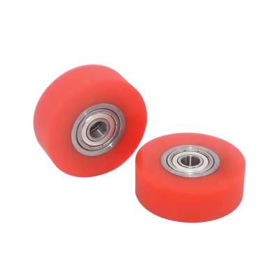 China Polyurethane Tread Wheels And Wheel Polyurethane Bearings Industrial Caster for sale