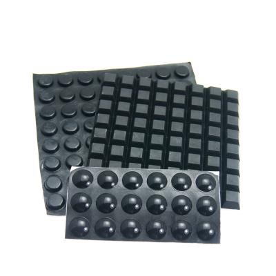 China Mechanical Equipment Adhesive Rubber Feet Pad / Sticky Silicone Bumper Pads for sale