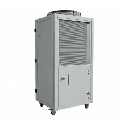 China Industrial Cooling Solutions 3HP Efficiency Micro Channel Portable Air Cooled Chiller For Plastic Processing for sale