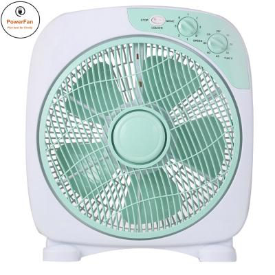 China Plastic Home Appliance Table Fans Air 12Inch 220V Metal Box Circulating Fan for sale