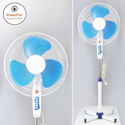 China Plastic + Metal Blade Price Home Appliances Best 220V 16 Inch National Specification Rack Fans for sale