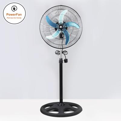 China Plastic + Metal Blade Design 220V New Big Chinese Electric Industrial 18 Inch Stand Fan for sale