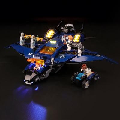 China Briksmax LED Light Kit For Ultimate Quinjet Toy Set building compatible with legos 76126 - not include legos set for sale