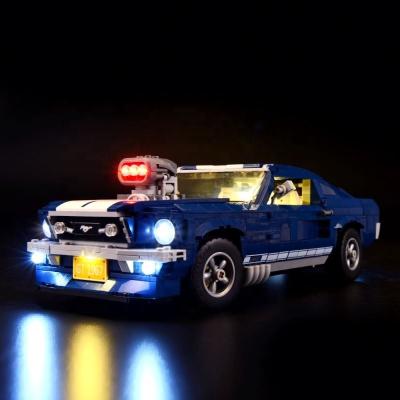 China Building Toy Briksmax LED light up Kit For Ford Mustang Set 1967 legos Compatible With 10265 - not include legos set for sale