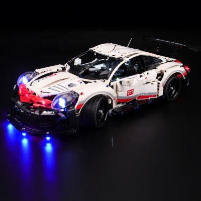 China Building Toy Briksmax LED light up Kit For 911 RSR set compatible with legos 42096 - not include legos set for sale