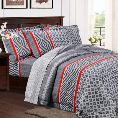 China Luxury Hotel Design Duvet Cover Set Bedding Set Linen Nondisposable Linen Black And White Bed Set for sale