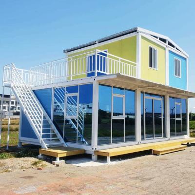 China Quick office building steel structure erection cart office container warehouse 20 feet 40 feet board mobile house for sale