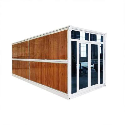 China Farm Folding Modern 20ft Flat Prefab Building Container Prefab House for sale