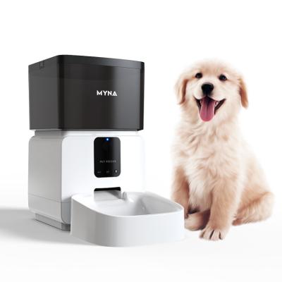 China China Supplier OEM Auto Voice Recording WiFi Pet Driver Camera Smart Dog Food Dispenser for sale