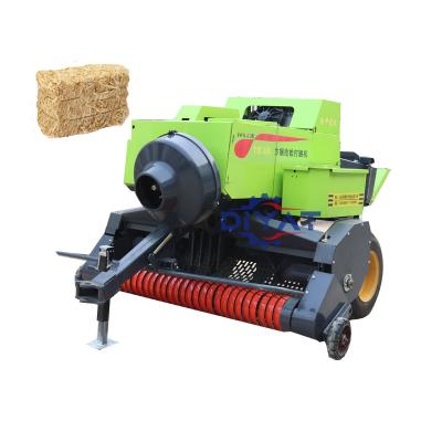 China Horizontal Drive Rectangle Agricultural Machinery Baler Hydraulic Baler Machine Corn Straw Square Taken Baler Hay Straw Baler Machine Farm for sale