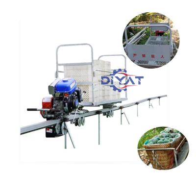 China Hotels Agricultural Orchard Orange Apple Conveyor Equipment With Track for sale