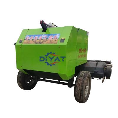 China Hay Grass Baler Diesel Wheat Straw Baler Packing For Farm To Make Silage for sale