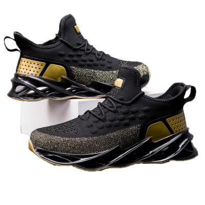 China Fashion trend men's shoes 2021 new sports and leisure running shoes men's flight woven travel shoes for sale