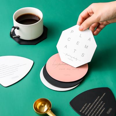 China Viable Stainless Steel Cup Coaster Coffee Tea Cup Teapot Coasters Heat Insulation Mat Kitchen Placemat Round Bowl Dish Pads for sale