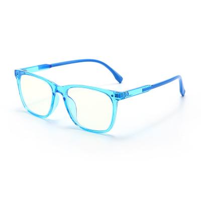 China Square New TR90 Children's Optical Glasses Frames Anti-blue Light Girls Boys Children Glasses UV Protection for sale