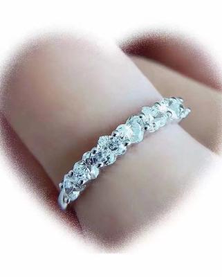 China Vintage Jewelry Classic Love Carat Diamond Engagement 18k Eternal White Gold Rings 0.75 for sale