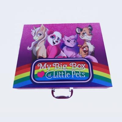 China Handmade Custom LOGO Suitcase Toy box Makeup cassette handle for sale