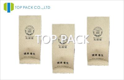 China Nahrungsmittelkundenspezifischer Kaffee des Kraftpapier-2oz, der mit Logo-Drucken verpackt zu verkaufen