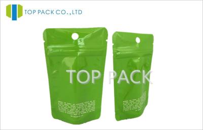 China Flat Herbal Incense Packaging Bags With Zipper , High Smell Barrier Aluminum Foil Materials for sale