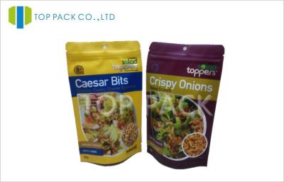 China Customized Stand Up Food Pouches Zipper Aluminum Foil Food Packaging for sale