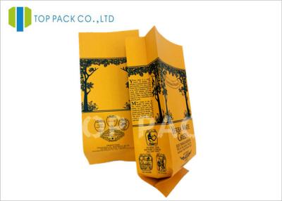 China Gravure Printing Surface Side Gusset Bags / stand up coffee bags Laminated Material Foil for sale