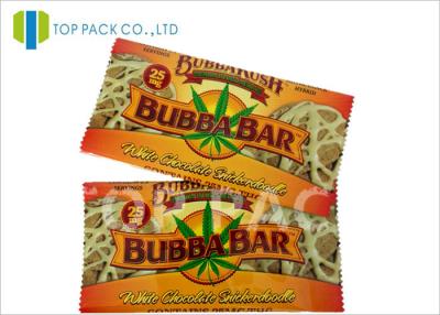 China Heat Sealing Printed Laminated Pouches , Back Seal bag Aluminum Foil Cookies for sale