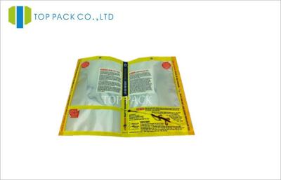 China Yellow Plastic  Fishing Lure Packaging Foil Inside with Book Shape for sale