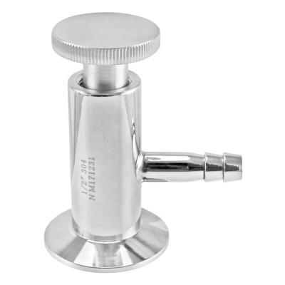 China General 304 Stainless Steel Sanitary Sampling Valve 1/4 Pagoda SS Aseptic Sampling Triclamp Sampling Valve for sale