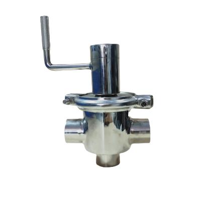 China General Manual Sanitary Reverse Osmosis Reversing Valve With High Quality Divert Seat Valve for sale