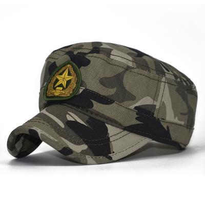 China JOINT Five-pointed Military Tactical Hats Star Camouflage Baseball Caps Flat Surface Outdoor Sport Camouflage Hats Trucker Hats for sale