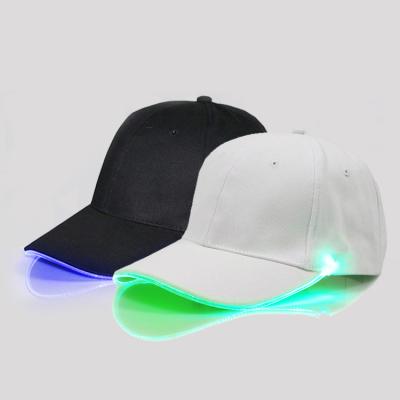 China JOINT Optic Baseball Adults Christmas Party LED Light Working Glowing Custom Hat for sale