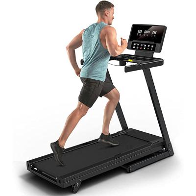 China Home Wholesale 2.0HP Household Large Screen Hydraulic Folding Treadmill for sale