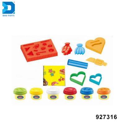 China Plastic Color Play Dough Set DIY Tool Soft Kids Fun Toys Non-Toxic Material for sale