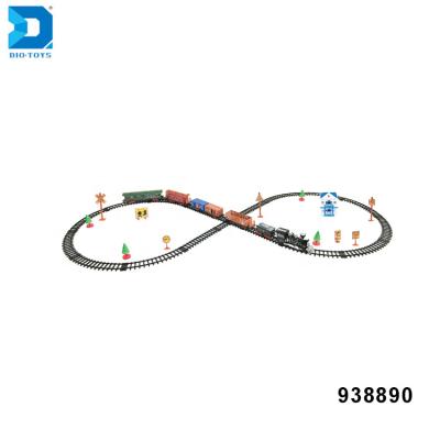 China Eco - Friendly Material Educational Track Toys Kids Electric Train Set With Lighting Sound for sale